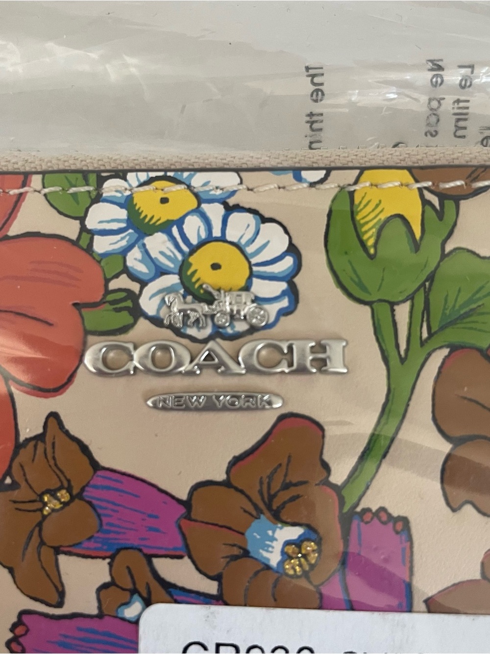 New Coach accordion floral long wallet - Picture 7 of 7